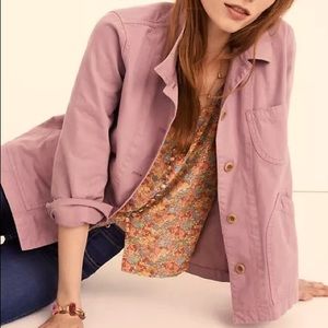MADEWELL Warren Utility Jacket Vintage Mauve XS